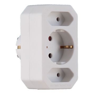 GRENPROPP VOLTOMAT 2EU+1SCHUKO JORDAD 250V VIT