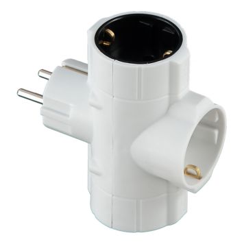 GRENPROPP VOLTOMAT 3 SCHUKO 250V JORDAD VIT