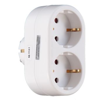 GRENPROPP VOLTOMAT 2 SCHUKO 250V JORDAD VIT