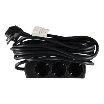 GRENUTTAG VOLTOMAT 3-VÄGS 5M SVART