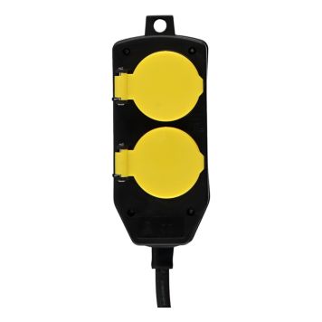 GRENUTTAG VOLTOMAT GULA LOCK 4-VÄGS IP44 0,5M JORDAD 