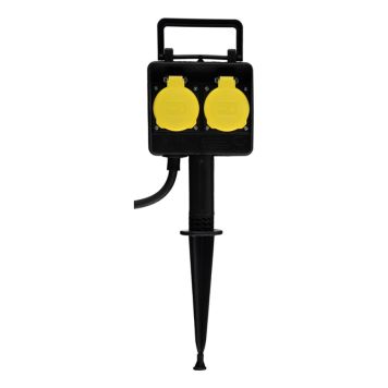 GRENUTTAG VOLTOMAT GULA LOCK 2-VÄGS IP44 0,5M JORDAD 