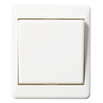 STRÖMBRYTARE ELKO TRAPP 16A 250V IP20 FJÄLLVIT