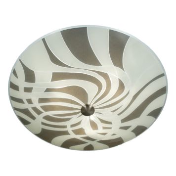 PLAFOND ANETA LIGHTING BAND GRÅ/VIT