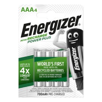 BATTERI ENERGIZER POWER PLUS UPPLADDNINGSBART AAA