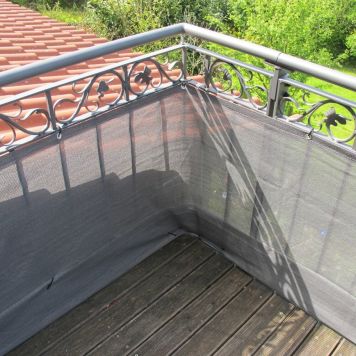 VINDSKYDD VIDEX TOP-DESIGN ANTRACIT 90X300CM