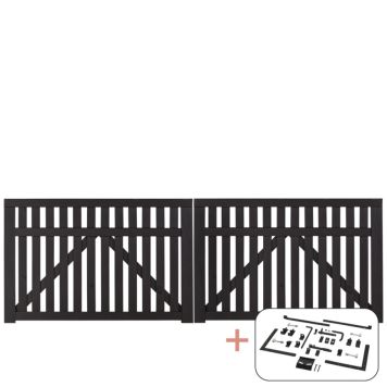 DUBBELGRIND PLUS COUNTRY 300X98CM SVART