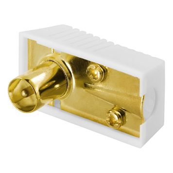 DELTACO ANTENNKONT, 9,5MM HANE VINKLAD G