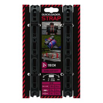 GUMMISTROPP QUICKLOADER STRAP 110CM 50KG 2-PACK 