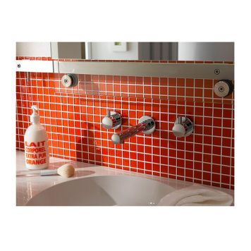 MOSAIK KRISTALL RÖD 30X32,7CM PRIS PER ARK