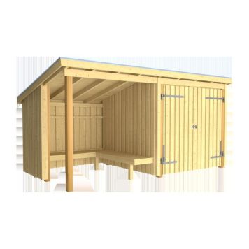 BRASHYDDA PLUS NORDIC M/DBDÖRR/PAPP/ALU OBEHANDLAD 9,5M²