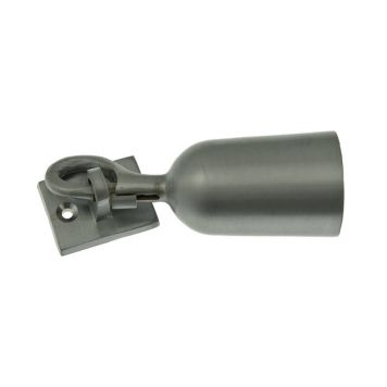 ÄNDFÄSTE POLY ROPES MED KROK OCH VÄGGFÄSTE MATT KROM Ø36