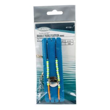 PLATTFISKTACKEL FLADEN MED PÄRLOR OCH LYSSLANG