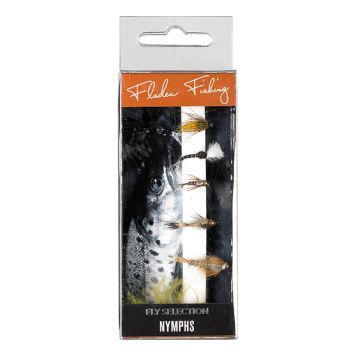 BETESSET FLADEN FLUGFISKE FLY SELECTION 6-PACK