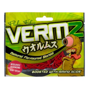 FISKEDRAG FLADEN VERMZ FJÄDERMYGGLARV 9MM