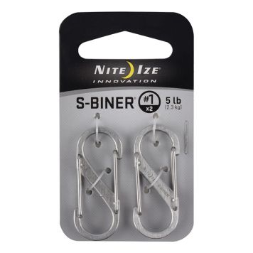 S-KARBINHAKE ROSTFRITT STÅL 4X1CM 2,1KG 2ST/FP