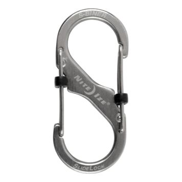 S-KARBINHAKE MED SLIDELOCK SILVER