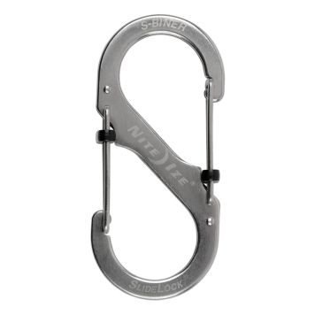 S-KARBINHAKE MED SLIDELOCK SILVER