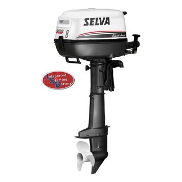 BÅTMOTOR SELVA BLACK BASS ELSTART LÅNG RIGG 8HK