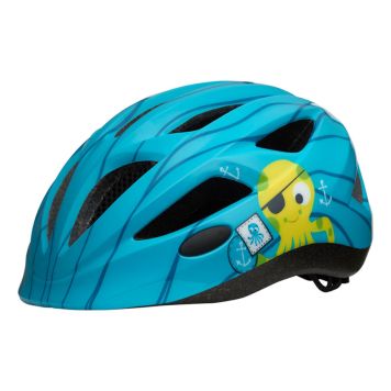 CYKELHJÄLM URBAN BARN MED BLÄCKFISK 46-51CM BLÅ