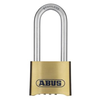 HÄNGLÅS ABUS NAUTLITIUS KOMBINATIONSKOD I MÄSSING 