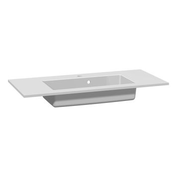 TVÄTTSTÄLL SCANBAD MICCA VIT MATT 120 CM