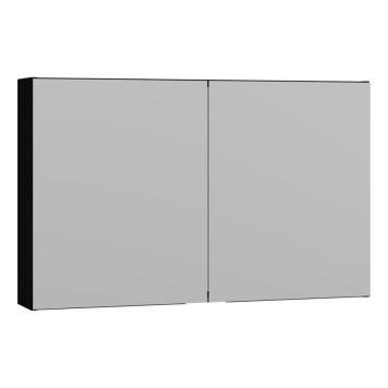 SPEGELSKÅP SCANBAD SELECT UTAN BELYSNING SVART 100 CM