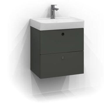 TVÄTTSTÄLLSSKÅP SVEDBERGS INTRO MED TVÅ LÅDOR SALVIA MATT