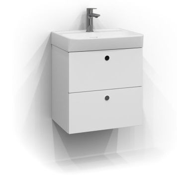 TVÄTTSTÄLLSSKÅP SVEDBERGS INTRO MED TVÅ LÅDOR VIT MATT