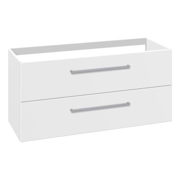 TVÄTTSTÄLLSSKÅP SCANBAD MULTO 2LÅDOR  VIT MATT 120 CM