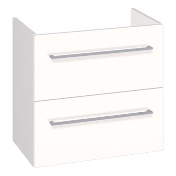 TVÄTTSTÄLLSSKÅP SCANBAD MULTO GRUND M UTSKÄRNING GOLV 2 LÅDOR VIT BLANK 60 CM