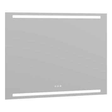 SPEGEL SCANBAD LEVEL MED BELYSNING 100 CM
