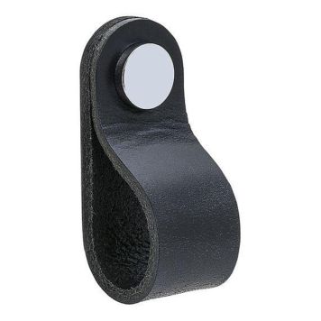 KNOPP GUSTAVSBERG K3 SVART/KROM