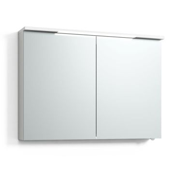 SPEGELSKÅP SVEDBERGS SKURU LED MED JFB VIT 100CM