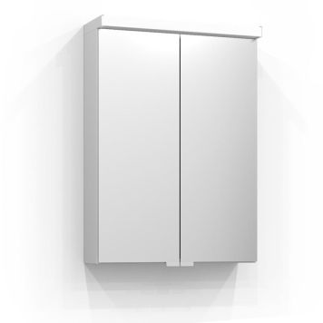 SPEGELSKÅP SVEDBERGS INTRO LED BELYSNING VIT MATT