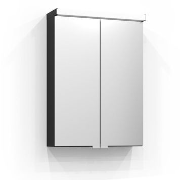 SPEGELSKÅP SVEDBERGS INTRO LED BELYSNING GRAFITGRÅ