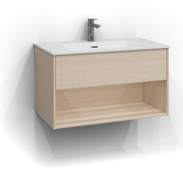 TVÄTTSTÄLLSSKÅP SVEDBERGS EPOS PLAN VIT ASK 80CM