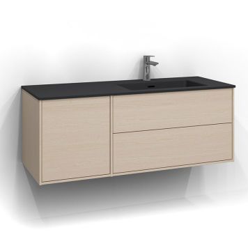 TVÄTTSTÄLLSSKÅP SVEDBERGS EPOS PLAN PUSH 3LH VIT ASK 120CM