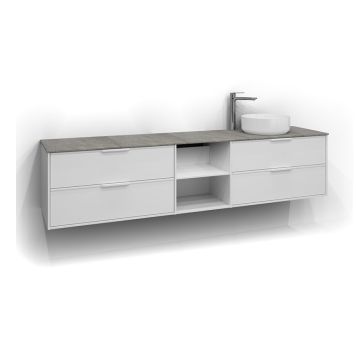 TVÄTTSTÄLLSSKÅP SVEDBERGS EPOS VIT 200CM