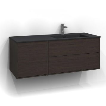 TVÄTTSTÄLLSSKÅP SVEDBERGS EPOS PLAN 3LH BRUN ASK 120CM