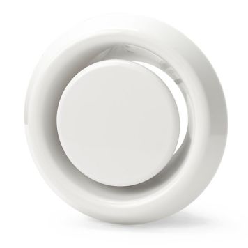 FRÅNLUFTSDON HABO Ø165 VIT RÖRANSLUTNING Ø125MM