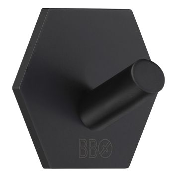 KROK BESLAGSBODEN ENKEL HEXAGON SVART MATT 