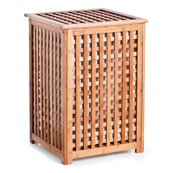 TVÄTTKORG ZELLER 40X40X58CM BAMBU  