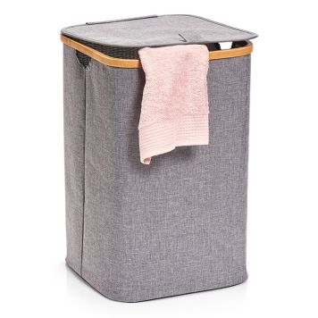 TVÄTTKORG ZELLER 33X33X50CM GRÅ  