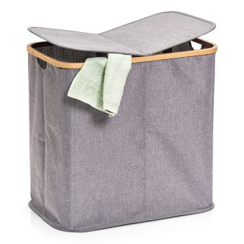 TVÄTTKORG ZELLER 53,4X33X50CM GRÅ  