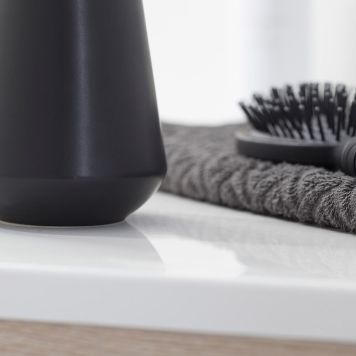 TANDBORSTHÅLLARE SEALSKIN CONICAL 11,1CM SVART