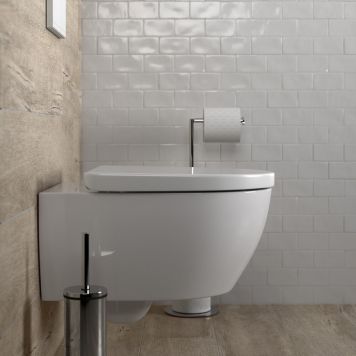 TOALETTPAPPERSHÅLLARE ESBADA VIPPE 2I1 62CM KROM