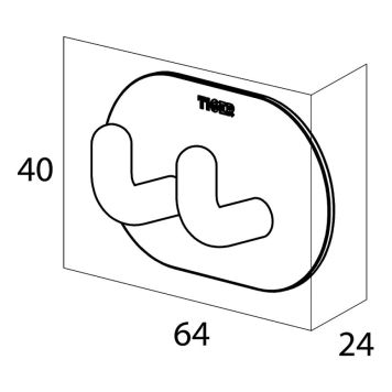 KROK TIGER RONDO DUBBEL 6,4CM BORSTAD STÅL
