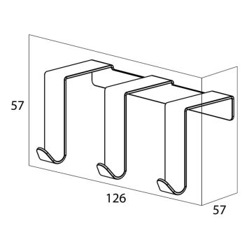 KROKLIST TIGER BASIC DÖRR 12,6 CM BORSTAD STÅL 
