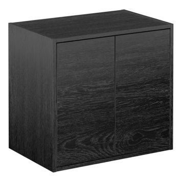 BADRUMSSKÅP GUSTAVSBERG ARTIC 60X39CM SVART ASKFANER  